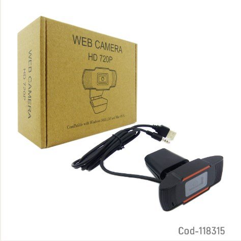 Camara Web Q8, Full HD 720P, Con USB, Plug And Play, Incluye Micrófono.-por-mayor Electronica por mayor
