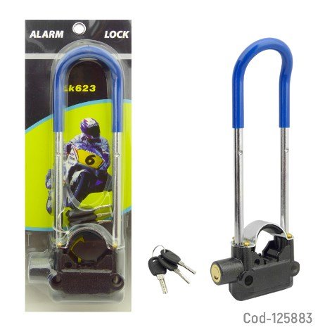 Candado U-Lock Con Alarma Para Moto, LK623-por-mayor Electrónica por mayor