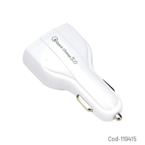 Cargador Triple 3.5A Quick Charge 18Watt, 12Volt-por-mayor Electrónica por mayor
