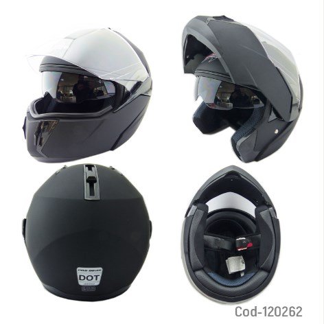 Casco Para Moto, Pro-Biker, Pro-168, 2 Posiciones, Con Lentes. 2 Colores.-por-mayor Electrónica por mayor