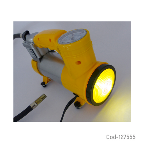 Compresor De Aire Potable, 12V Con Linterna, 150PSI-por-mayor Electrónica por mayor