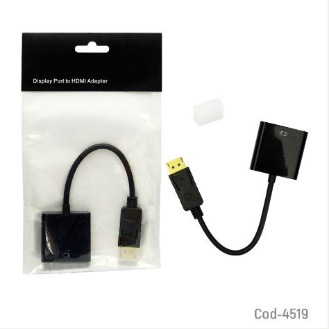 Convertidor Display Port A HDMI, Ideal Monitores, Proyectores, TV.-por-mayor Electronica por mayor