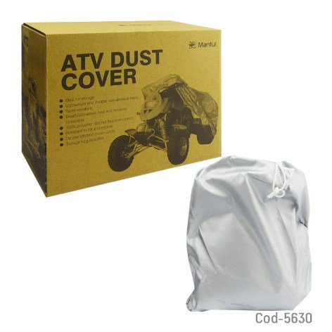 Cubre Cuatrimoto, ATV Manful, Gris Talla XL, 251 X 124 X 84Cm. Alta Calidad En Caja.-por-mayor Electrónica por mayor