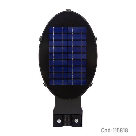 Foco Solar 90LED, 80 Watt, Ovalado, Con Control Y Tubo. En Caja.-por-mayor Electrónica por mayor