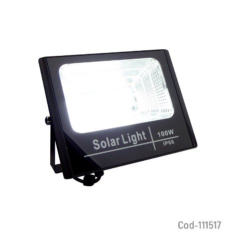 Foco Solar LED 100 WATT 154 LED, Con Panel Solar + Control Remoto-por-mayor Electrónica por mayor