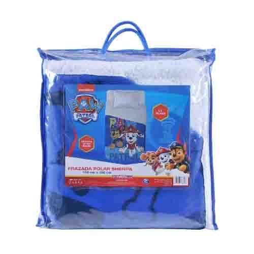 FRAZADA POLAR SHERPA PAW PATROL-por-mayor Hogar por mayor