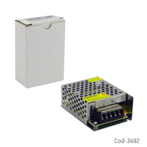 Fuente De Poder De 12 Volt 3 Amper, Para Tira LED. En Caja.-por-mayor Electrónica por mayor