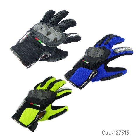 Guante MAD BIKE, MAD-06, Carbon Series Touch, Con Protecciones.-por-mayor Electrónica por mayor