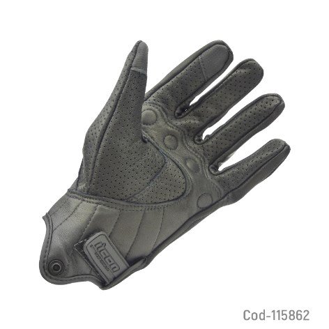 Guante Para Moto De Cuero Perforado, Con Protecciones Y Touch-por-mayor Electrónica por mayor