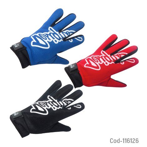 Guantes De Tela Para Moto, Desings Racing, 3 Colores-por-mayor Electrónica por mayor