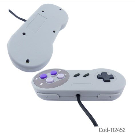 Joystick USB, Tipo Super Nintendo Retro. En Caja.-por-mayor Electrónica por mayor