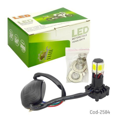 Kit Ampolleta De 6 LED Xenon, 30Watt, 3.000Lm, Para Moto-por-mayor Electrónica por mayor