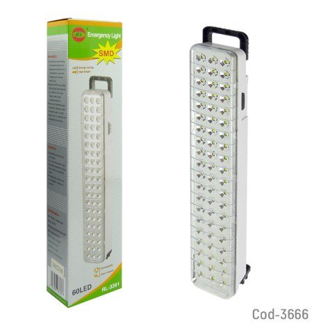 Lampara LED De Emergencia, RL-3361, Recargable. Alta Calidad.-por-mayor Electrónica por mayor