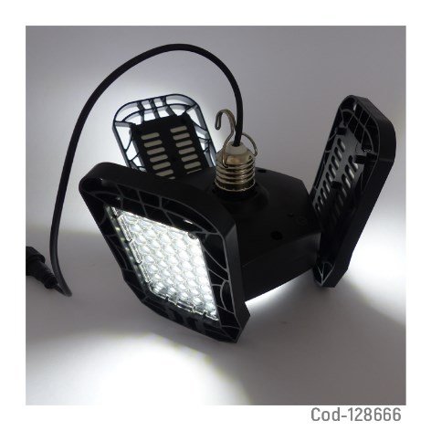 Lampara LED Solar 3 Aspas, 148 LED 60 Watt, Con Panel Solar. Control Remoto.-por-mayor Electronica por mayor
