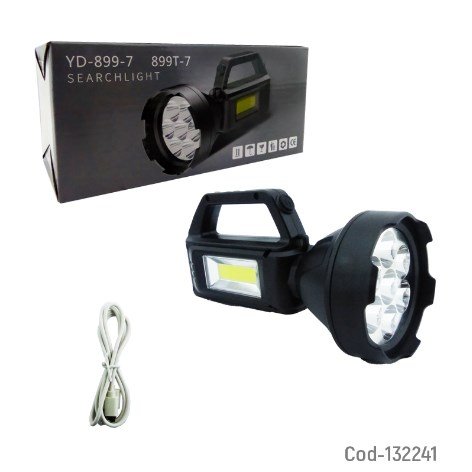 Linterna Solar Led + 1 COB Modelo YD899-7 USB Recargable.-por-mayor Electronica por mayor