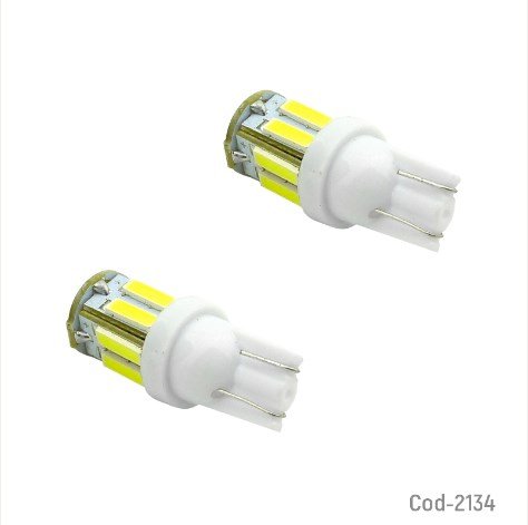 Luz Cola De Pescado Con 10 LED, Set X2, 12 Volt, Marca DEZZER-por-mayor Electrónica por mayor