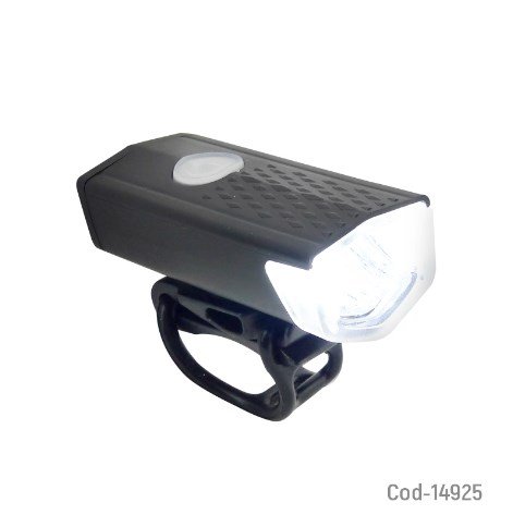 Luz LED Delantera Recargable, Para Bicicleta. En Blister.-por-mayor Electrónica por mayor