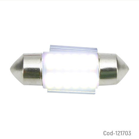 Luz X 12 LED 4014, Tipo Fusible 31Mm, 12 Volt, El Par, En Blister.-por-mayor Electrónica por mayor