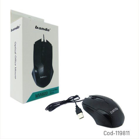 Mouse Banda USB Modelo MW600, Óptico. En Caja.-por-mayor Electrónica por mayor