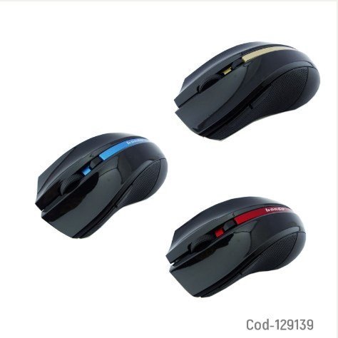 Mouse Inalambrico Gamer Con Selector De Dpi Y 6 Botones, Colores, En Blister.-por-mayor Electrónica por mayor
