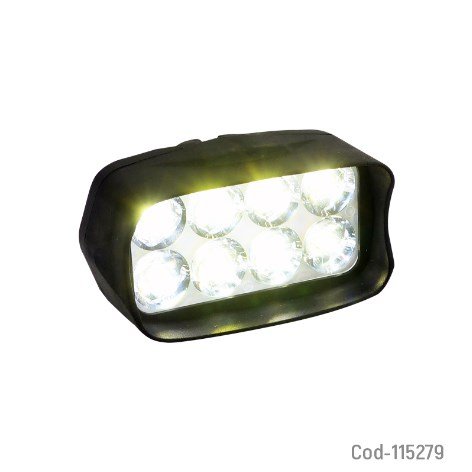 Neblinero LED Para Moto, 8 LED, 12Volt. En Caja.-por-mayor Electrónica por mayor