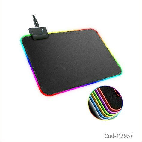 Pad Mouse Con Luz RGB Y Selección De Color De Luz.-por-mayor Electrónica por mayor