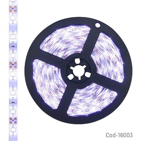 Rollo LED, 5 Metros 12V, Luz Blanca LED 1210. En Bolsa.-por-mayor Electrónica por mayor