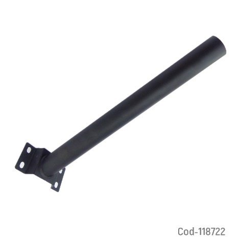 Soporte De Metal, Diámetro 48Mm, 50Cm, Negro, Para Foco Solar.-por-mayor Electrónica por mayor