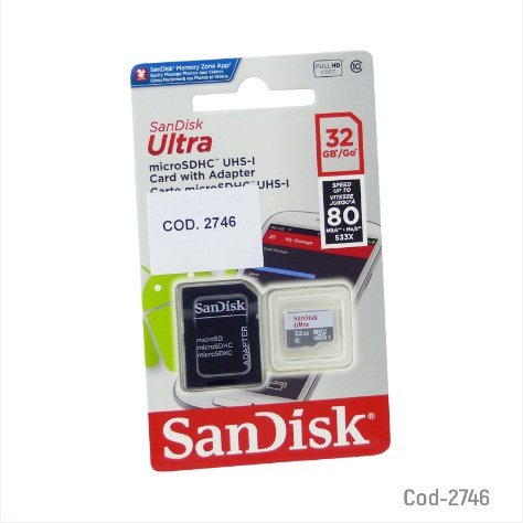 Tarjeta Micro sd 32GB Clase 10, Sandisk-por-mayor Electronica por mayor