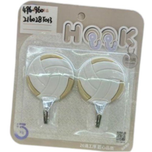 Ganchos de Pared Autoadhesivos con Diseño de Balón de Voleibol por mayor - Hogar por mayor