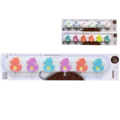 Ganchos de Pared Autoadhesivos con Diseños de Conejo y Pato por mayor - Hogar por mayor