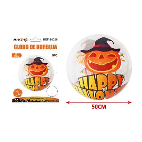 GLOBO BURBUJA HALLOWEEN por mayor Halloween por mayor