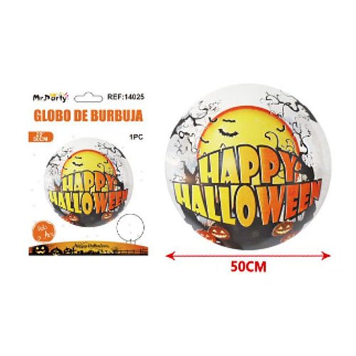 GLOBO BURBUJA HALLOWEEN por mayor Halloween por mayor