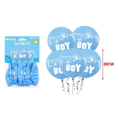 SET GLOBO LATEX BABY SHOWER por mayor Cotillon por mayor