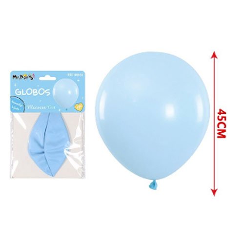GLOBO MACARON AZUL por mayor Cotillon por mayor
