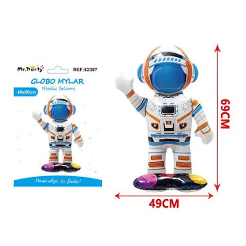 GLOBO MYLAR ASTRONAUTA DE PIE por mayor Cotillon por mayor