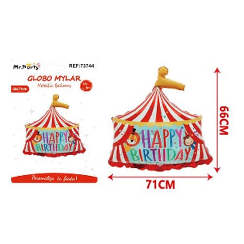 GLOBO MYLAR CIRCO por mayor - Cotillon por mayor