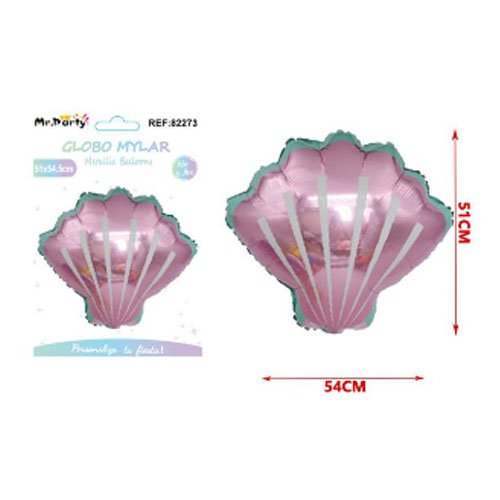 GLOBO MYLAR CONCHA MARINA por mayor Cotillon por mayor