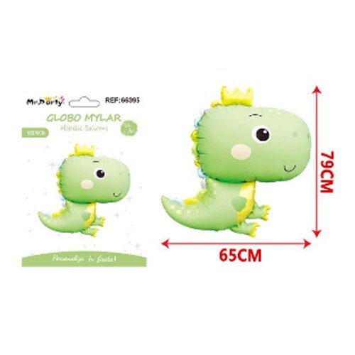 GLOBO MYLAR DINOSAURIO por mayor - Cotillon por mayor