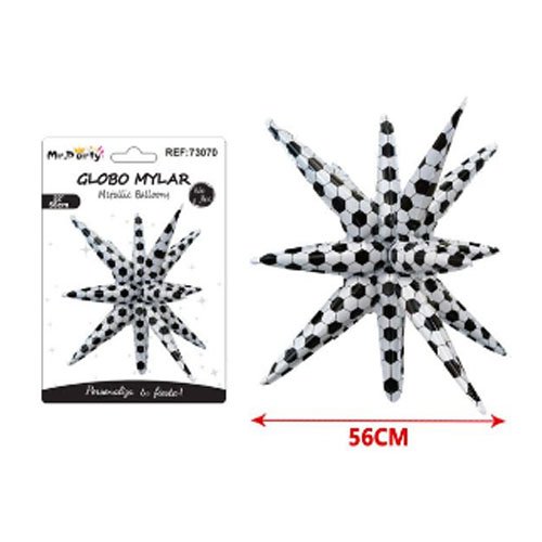 GLOBO MYLAR ESTRELLA EXPLOSIVA por mayor - Cotillon por mayor
