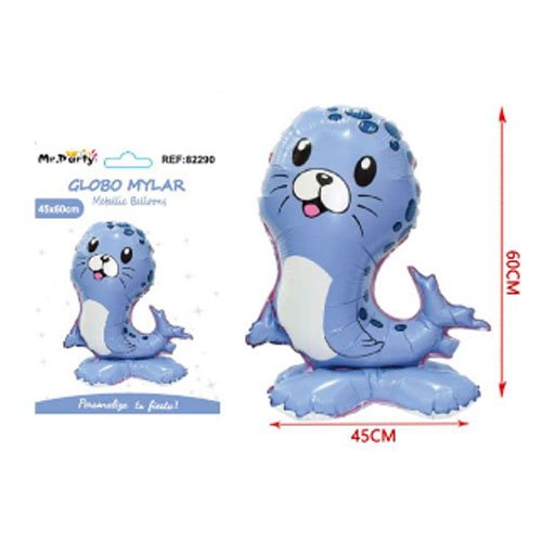 Globo mylar leon marino - 45 X 60 CM - Compras Aqui