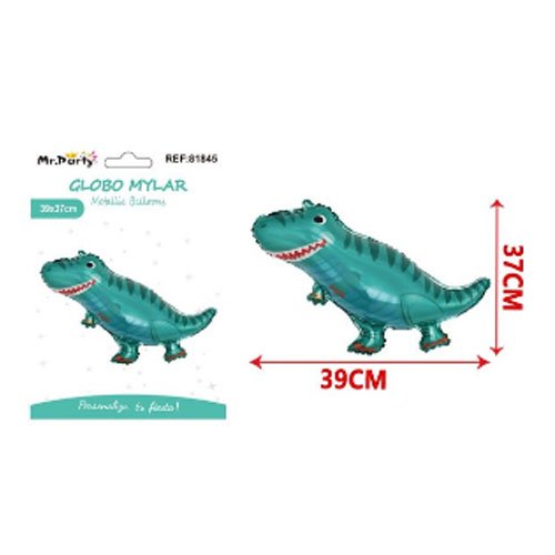 Globo mylar mini dinosaurio - 39 X 37 CM - Compras Aqui