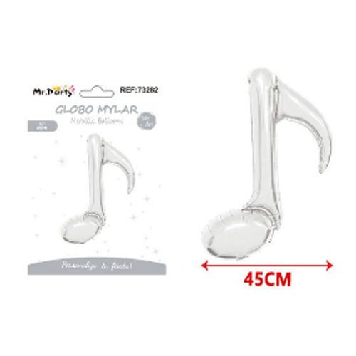 Globo mylar nota musical - 45 CM - Compras Aqui
