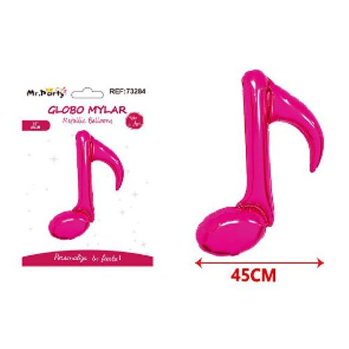 Globo mylar nota musical - 45 CM - Compras Aqui