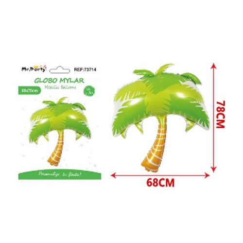 GLOBO MYLAR PALMERA por mayor - Cotillon por mayor