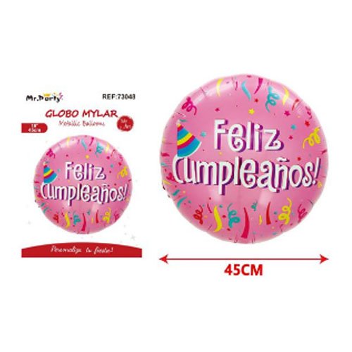 Globo mylar redondo