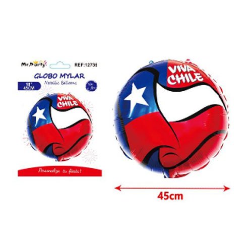 GLOBO MYLAR REDONDO por mayor - Fiestas-Patrias por mayor