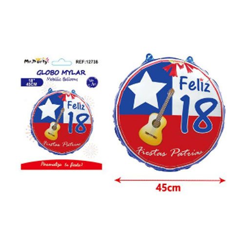 GLOBO MYLAR REDONDO por mayor - Fiestas-Patrias por mayor
