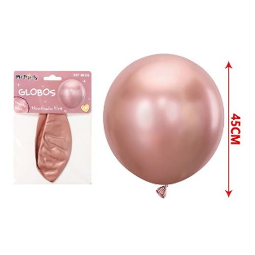 GLOBO ORO-ROSA METALIZADO por mayor Cotillon por mayor