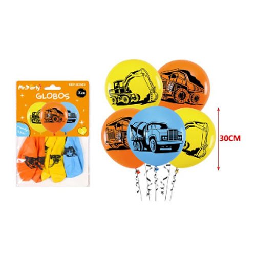 GLOBOS LATEX CONSTRUCCION por mayor Cotillon por mayor